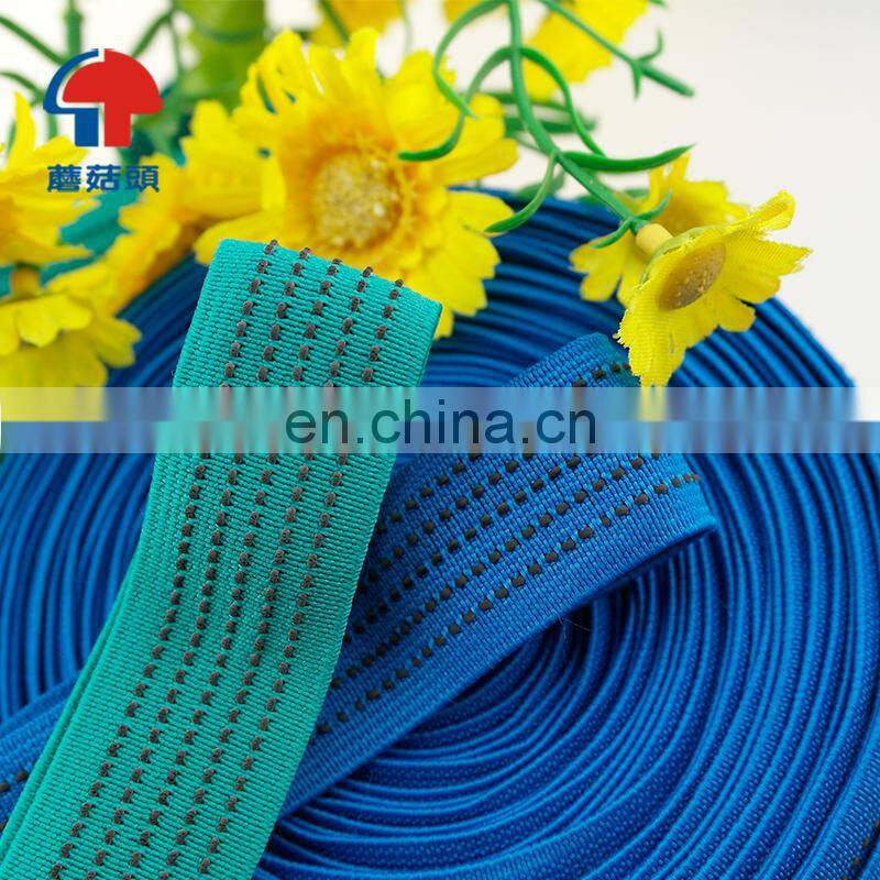 Cotton,webbing woven polyester strap elastic tape for clothing