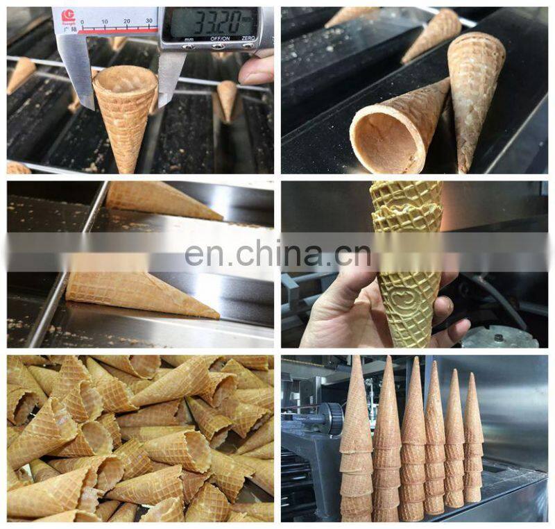Factory Price Biscuit Baking Machine Cream Cones Rolled Sugar Cone Making Machine