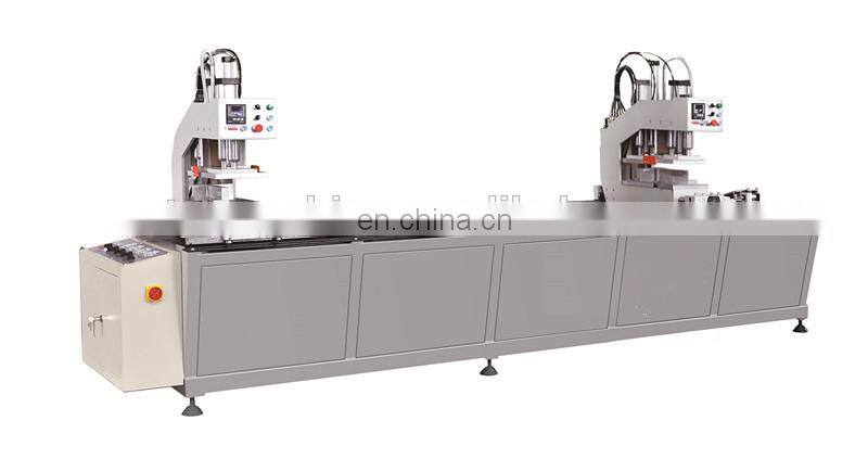Twin head PVC windows corner and V welding machine