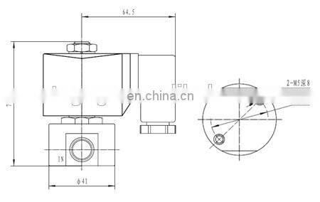 SPG-1004 1/2 inch orifice 10mm 0.5-100bar high pressure solenoid valve for water or air