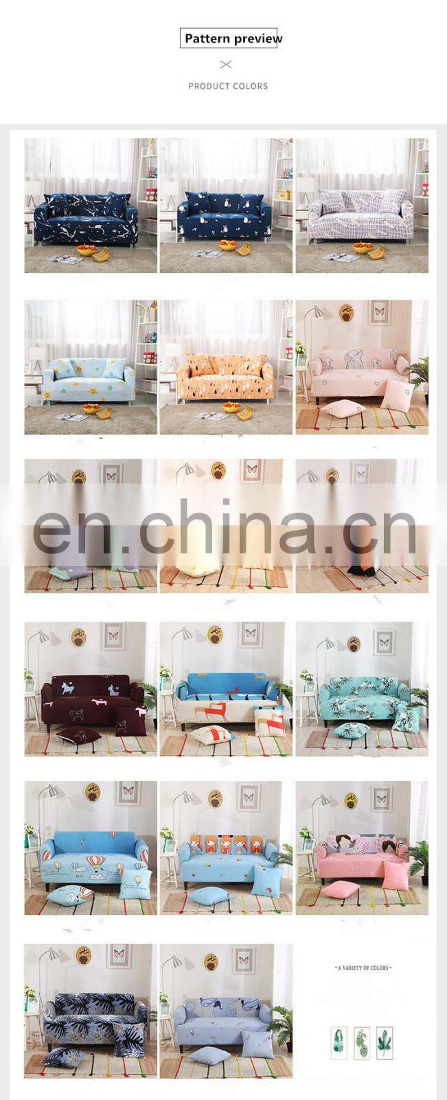 2019 latest oriental design fabric sofa cover for living room