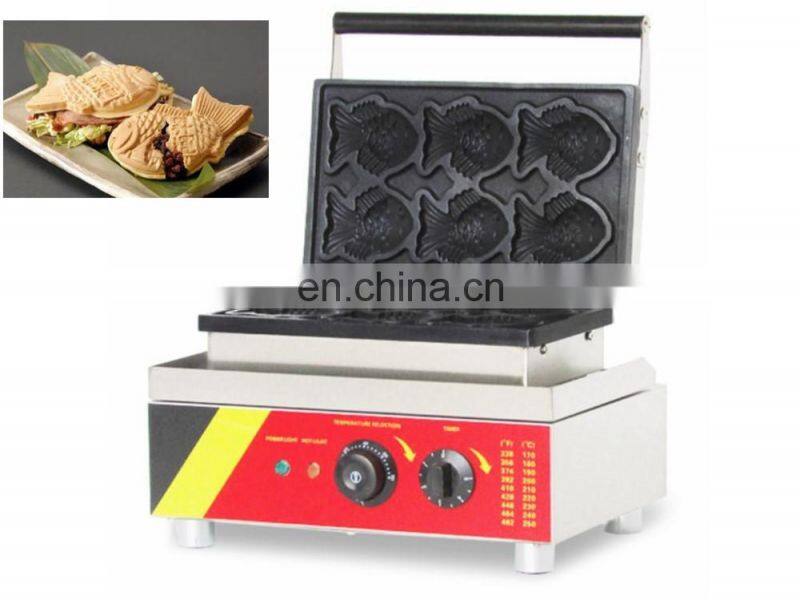 fish waffle maker/waffle making machine/commercial waffle maker with ce