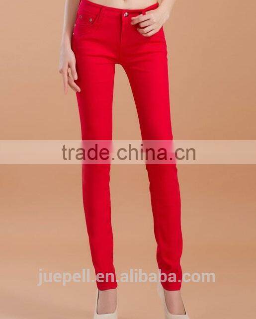 OEM woman clothes 2015 lates office sweet ladies trousers