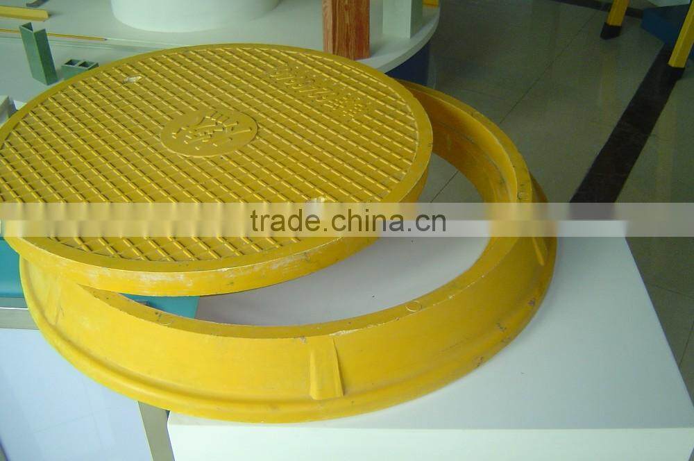 China Supplier FRP/GRP/Fiberglass/SMC Round Manhole Cover