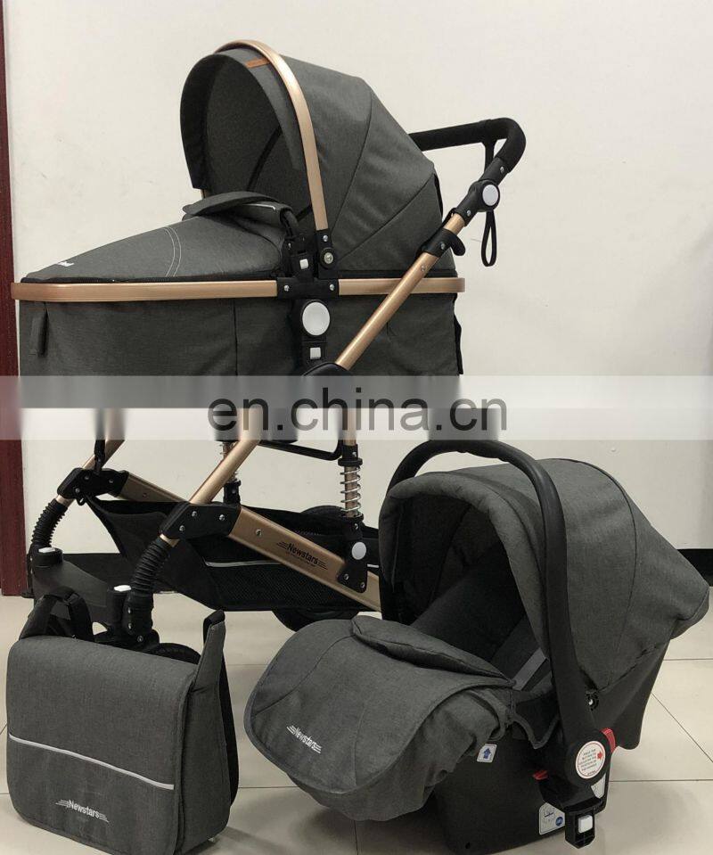 CE four wheel baby foldable stroller classic baby stroller pram european standard China baby pram