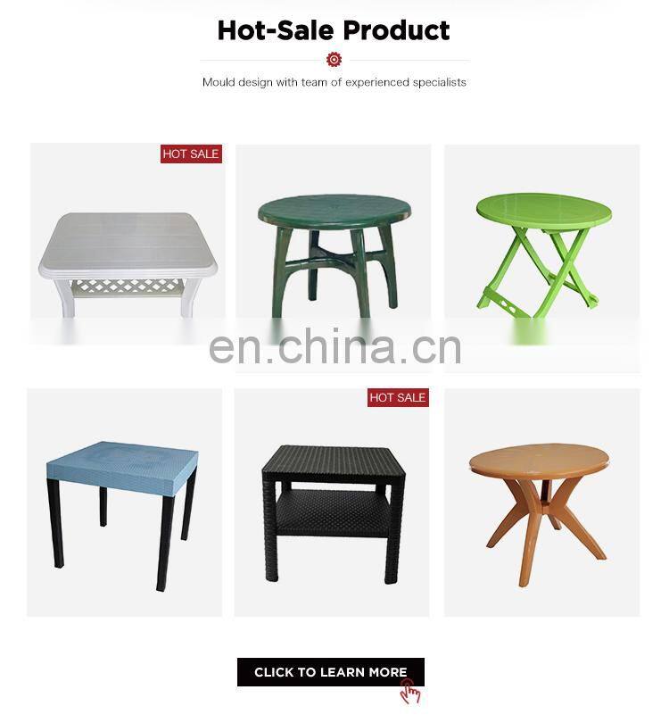 New design household square professional injection plastic table mould