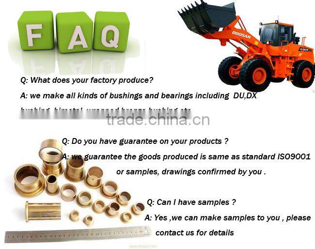 Customized sintered copper bush ,graphite Bronze bushing ,oil groove brass bushing