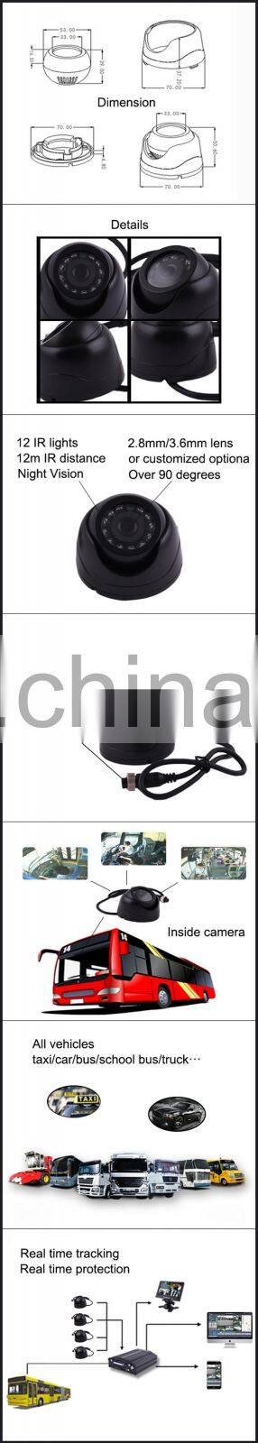 Bus Truck Trailer Rearview 360 Video AHD HD night vision 1080p car cabin camera blackbox dvr dashboard recorder