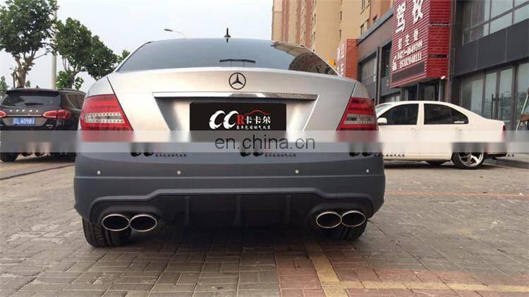 High quality PP material A&MG style body kit for Mercedes Benz old C-CLASS w204 front bumper rear bumper and side skirts