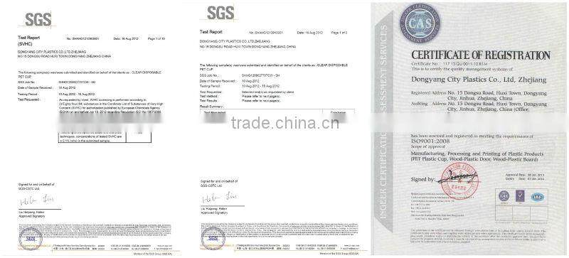 8oz Clear PET plastic deli container, salad bowl, DC8S