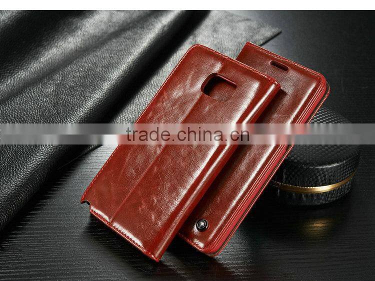 iCase Best Quality Leather Cover Phone Case for Samsung Galaxy S6 Edge Plus,For Samsung Galaxy Note 5Cases Bag