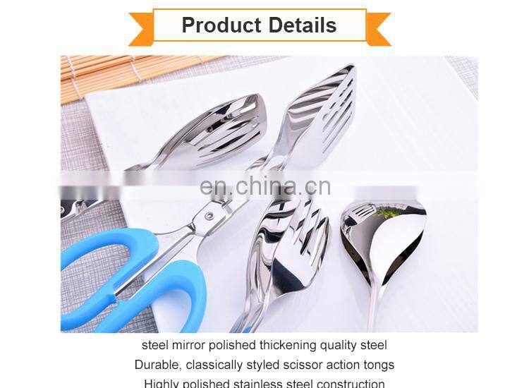 Best Selling High-Grade Temperature Resistant Nylon Grill Meat Different Types Food Tongs