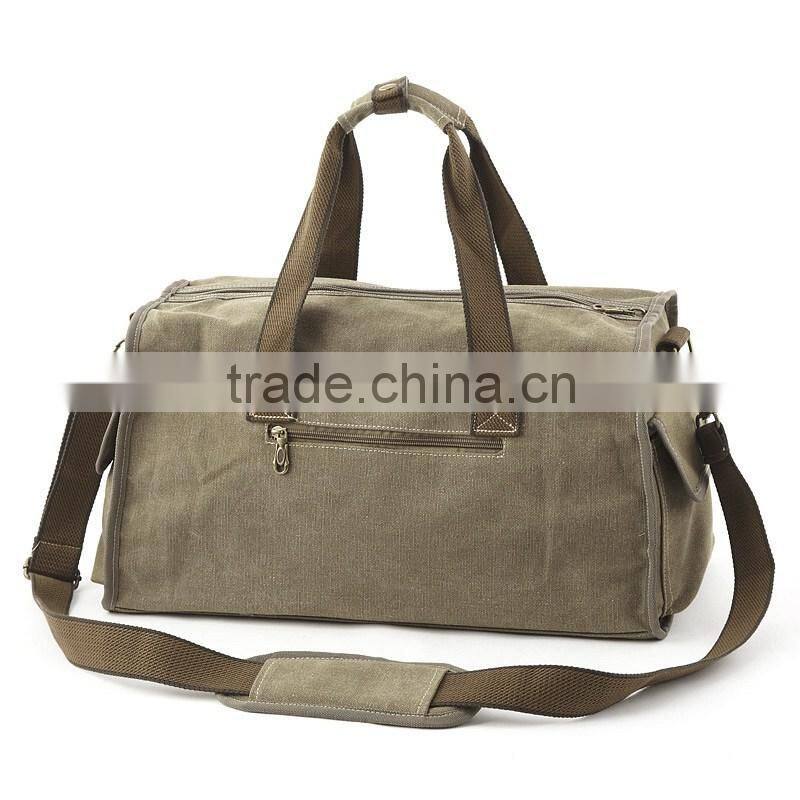 good quality canvas personalized travel bag