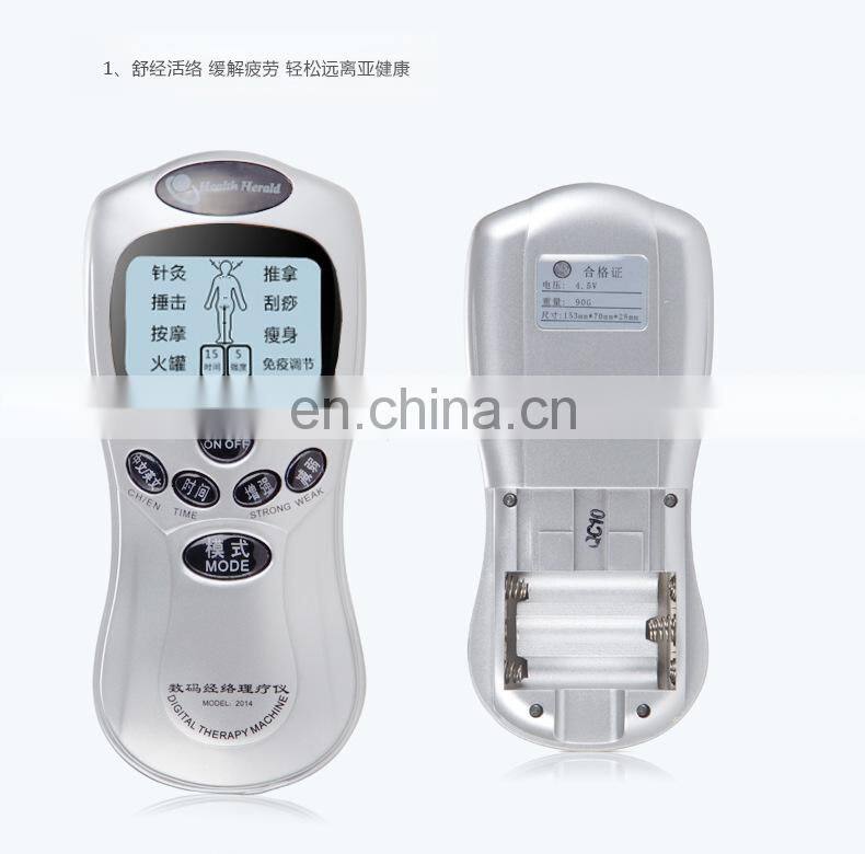 china factory EMS Acupuncture Digital Electric therapy Machine or PULSE Massager