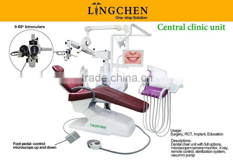 Hot selling electric dental chair with double control system sale