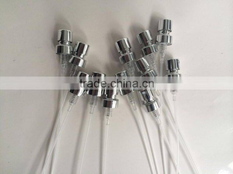 alumite pump sprayer, aluminum spray for perfume bottle, crimp neck sprayer, perfume crimp pump