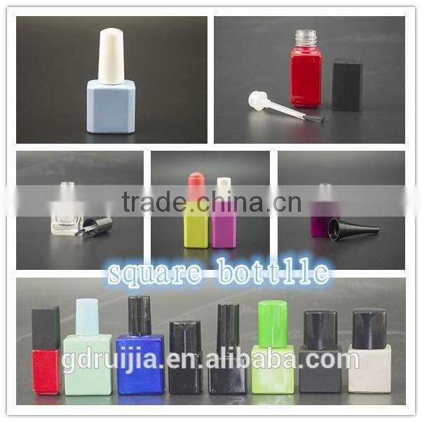 Free sample---clear glass nail polish bottle wholesale from Ruijia