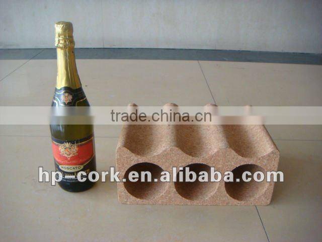 fashionable unique beautiful cork wine bottle rack