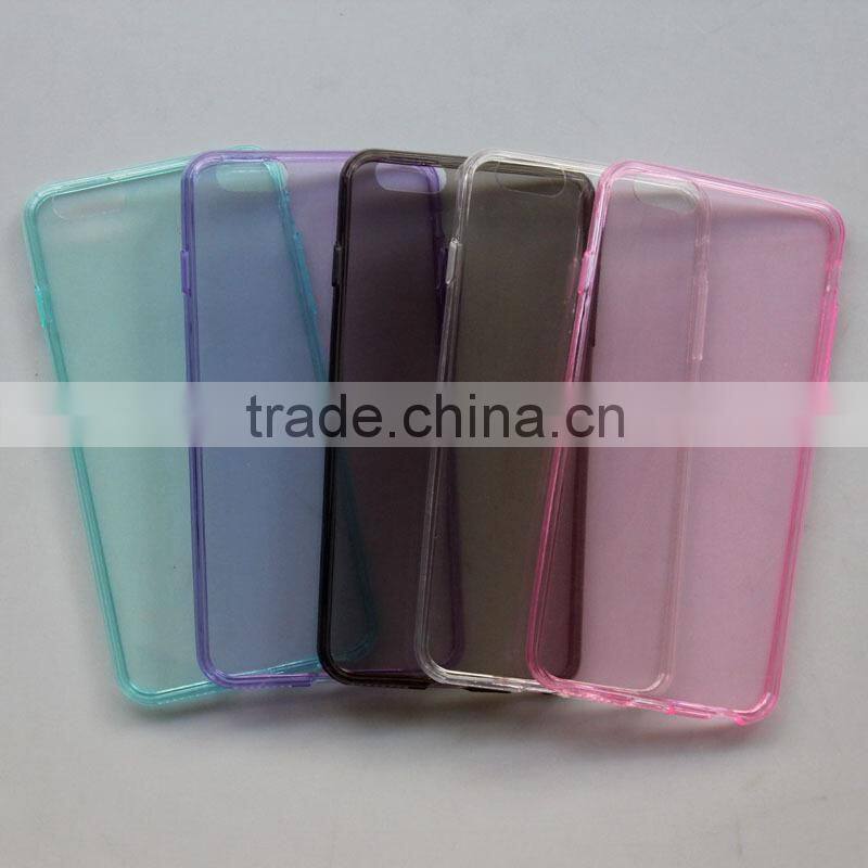 Cell phone case with Soft 0.3mm thickness TPU mobile phone case and Lovely Colorful cell phone case for iphone 6 plus S