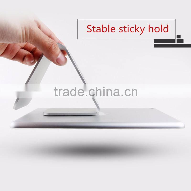 Aluminum desk top micro suction tablet holder stand for iPhone, iPad