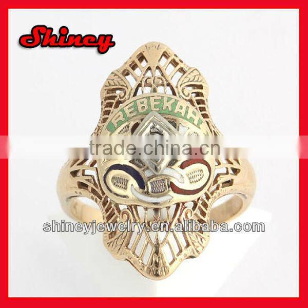 2014 high quality factory design micro pave cz new model islamic silver rings for muslim men