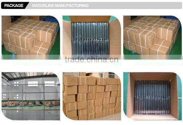 H3-Zebra Mirror polish zinc alloy straight hair razor for barber