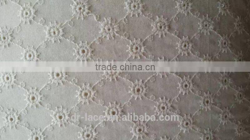 embroidery ivory cotton guipure lace fabric for garment accessories
