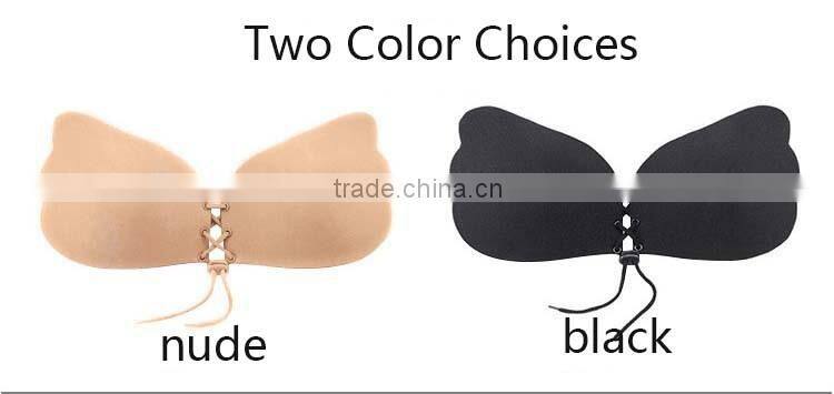 Cute teen lala push up invisible silicone bra