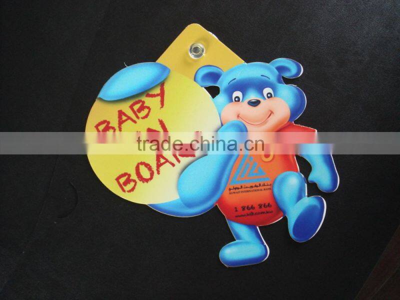 baby on board car sign, baby safety sign sticker