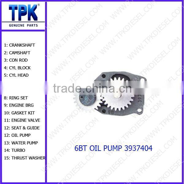 PC400-6 S6D125 OIL PUMP 6151-51-1004 6151-51-1005