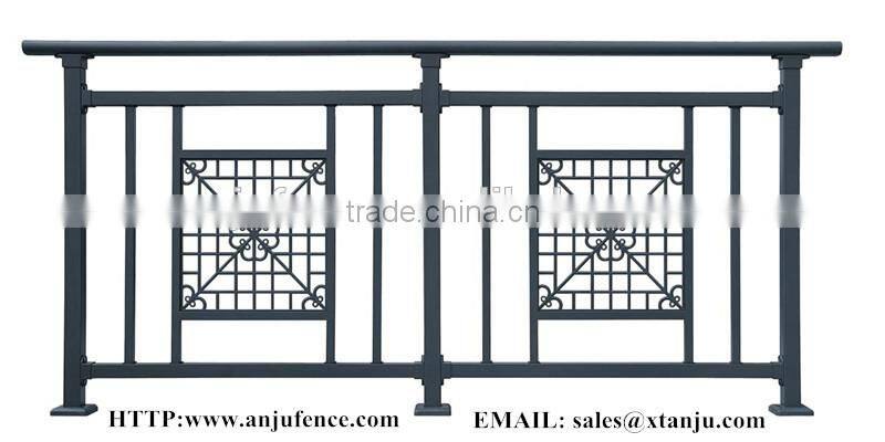 China supplier Decorative steel balcony railing designs YT003