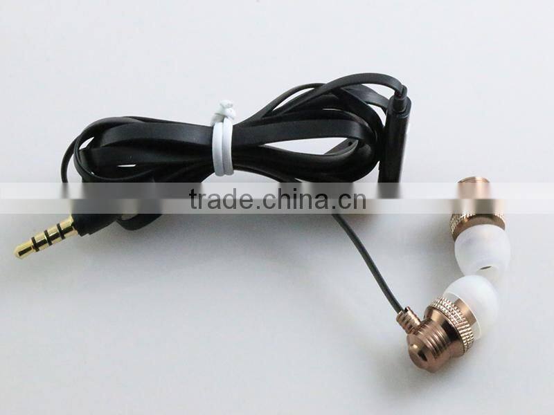 Cheap Price earphones plastic earphones,wholesale metal earphones