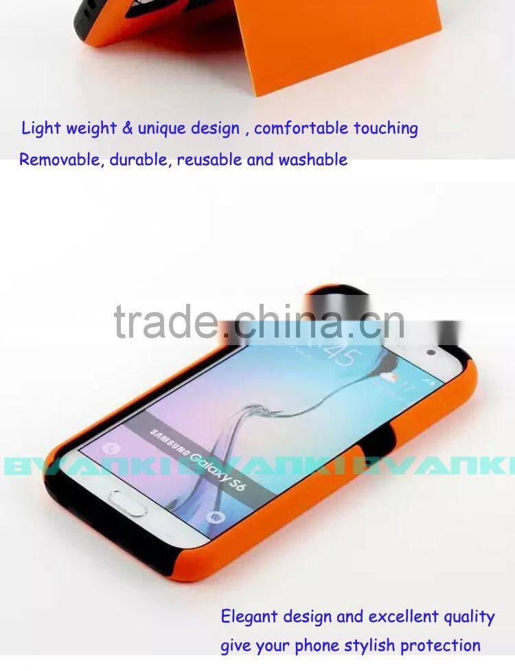 Fashion Style Latest 2 IN 1 combo case for samsung galaxy s6 Factory price mobile phone case for samsung galaxy s6 case alibaba