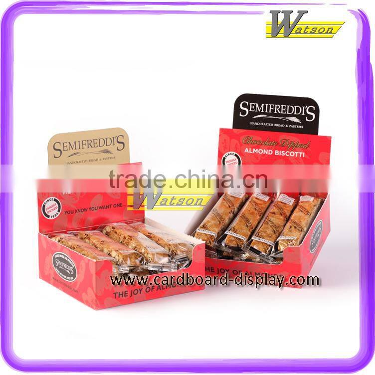 Almond Biscotti Cardboard counter top display box