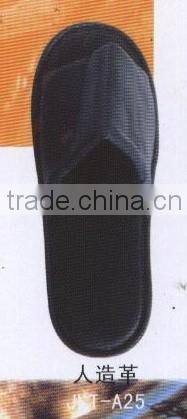 black custom disposable indoor slipper