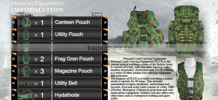 outdoor hiking bag combat backpack mountaineering bag