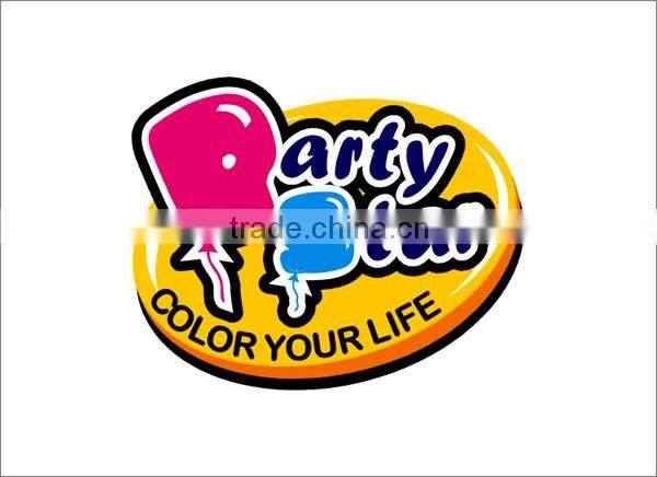 Fun modeling balloon neon color
