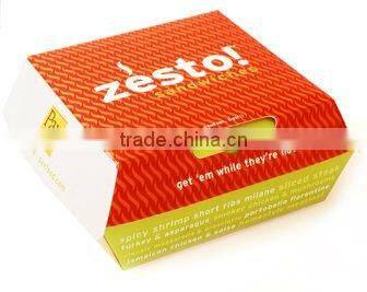 High quality fancy sandwich paper box
