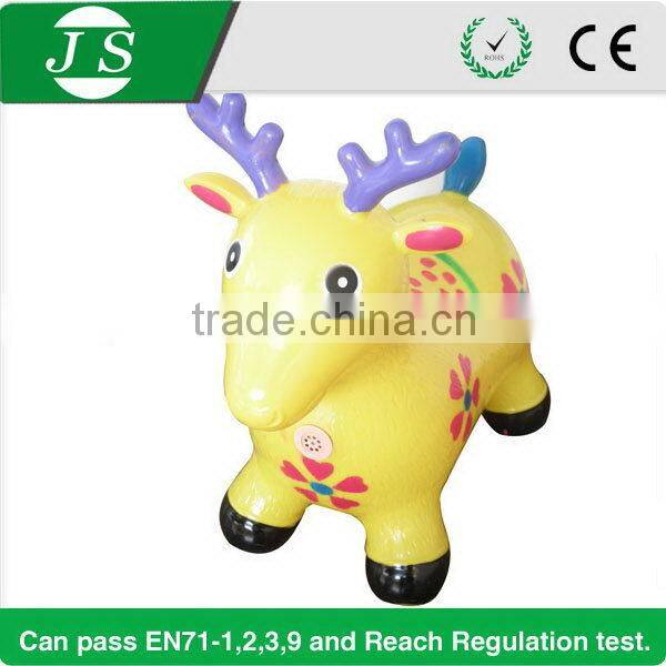 Cheapest design beautiful plastic inflatable jumping toy
