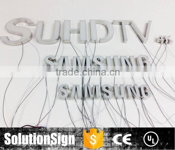 Illuminated LED Channel Bfacelit Logo Letter Sign