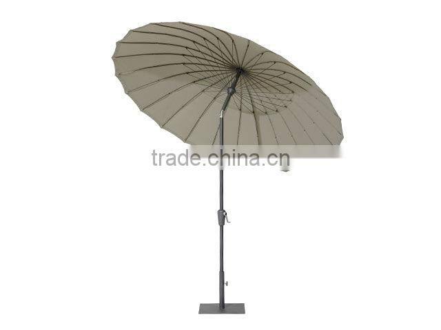 2.7M, Dia 38mm&1.1 Thickness Alu.Pole Garden Tilting Parasol With W/Crank