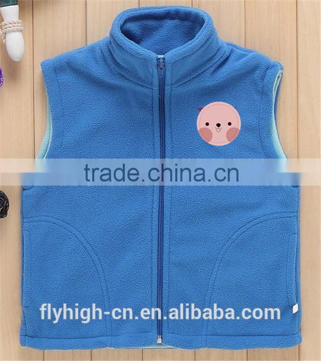 custom logo promotion work polyester waistcoat