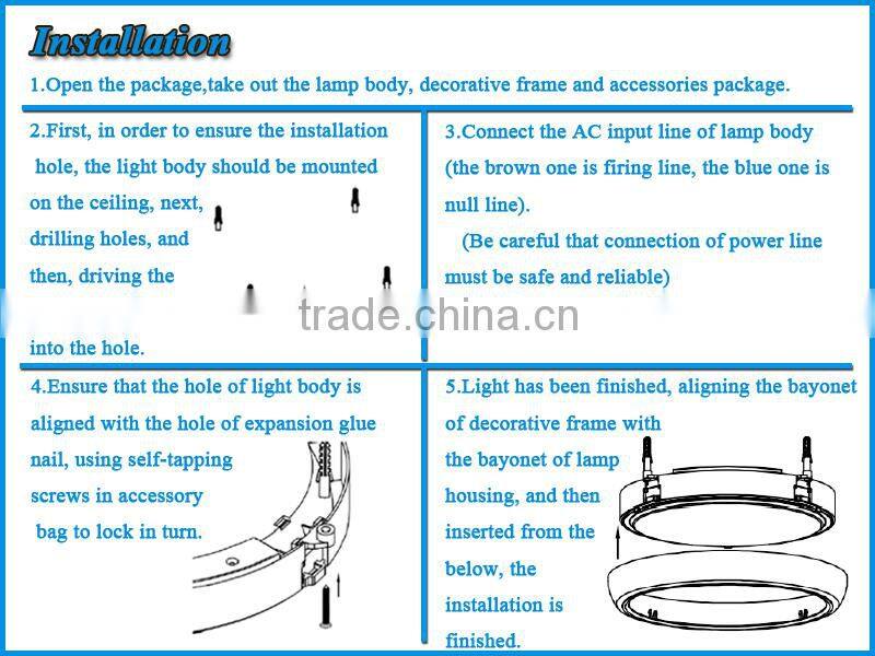 2016 Competitive product drop led square ceiling panel light
