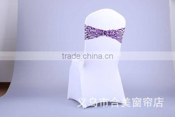 lace chair sash elastic ruffle chair sash cheap spandex chair sashes