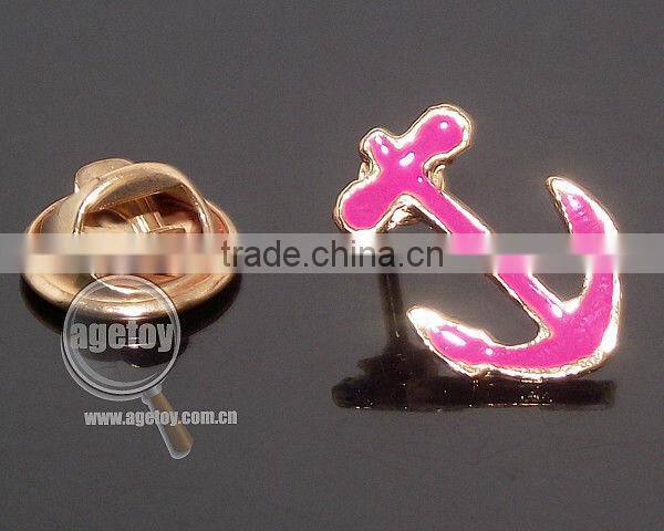 Anchor Shape Pin Badge