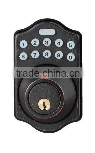 Japanese high quality and security Electronic keypad lever by ALPHA Corporation.