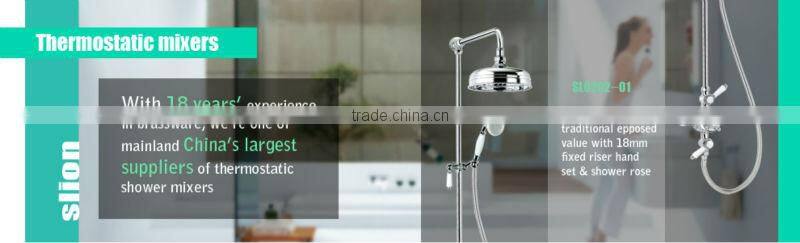 Bathroom Shower Water Mixer with Vernet Thermostatic Cartridge