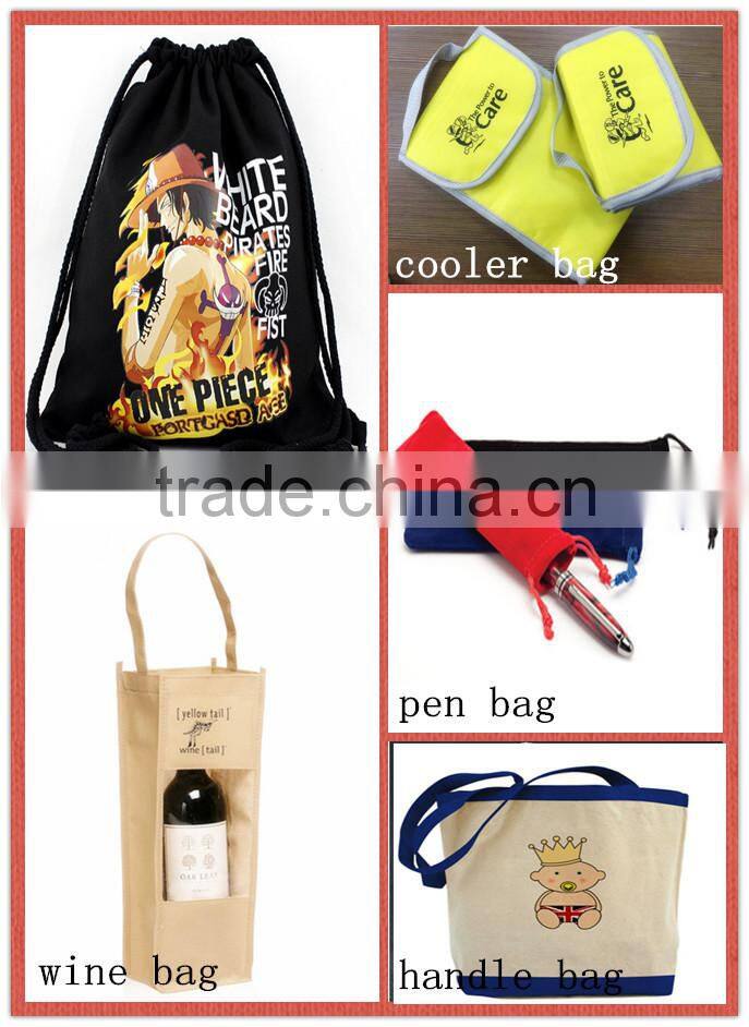 Cute Design Jewelry Package Linen Lint Different Material Drawstring bag Linen Drawstring Bag