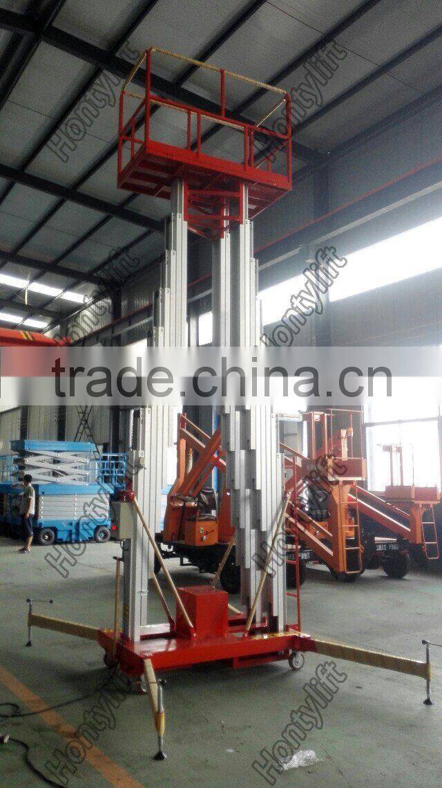 Double mast hydraulic personal lifting kits