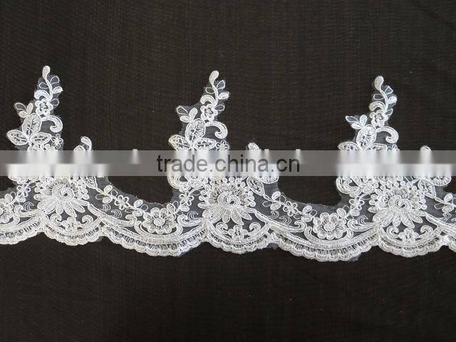 Best corded bridal mesh lace for wedding dress